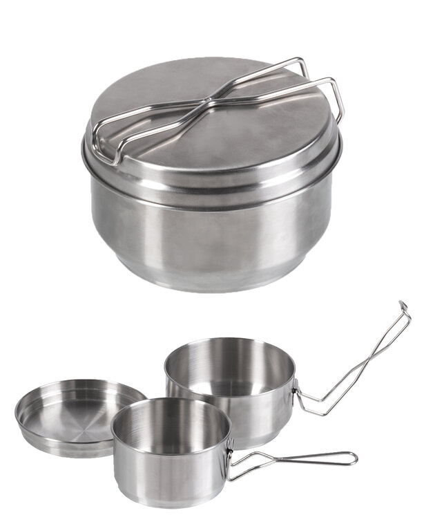 Set de oale din oțel inoxidabil, 3 piese, Mil-Tec®