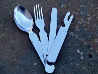 Set de tacâmuri din oțel inoxidabil Helikon-Tex® KFS BW