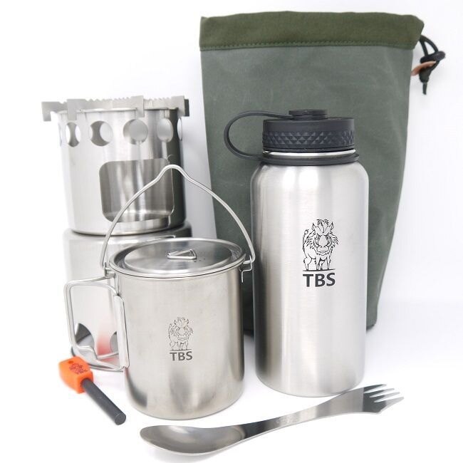 Set inox Wilderness Salamander Cook TBS Outdoor®