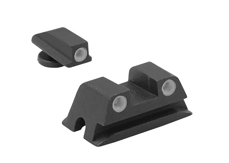 Set pistol Tru-Dot® Fixed Meprolight® / muscă portocalie, cătare verde