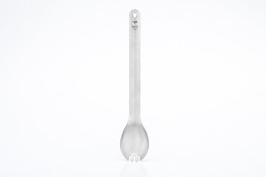 Spork din titan cu mâner lung Long Handle Keith®