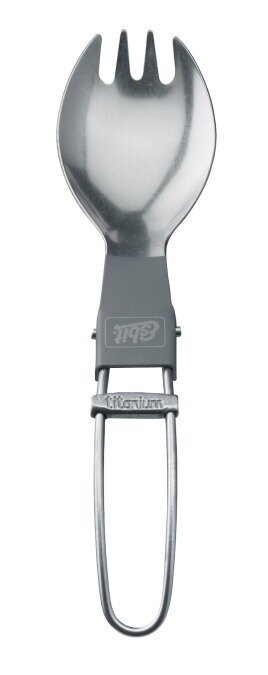 Spork pliabil pentru călătorii - lingură furculiță din titan ESBIT®