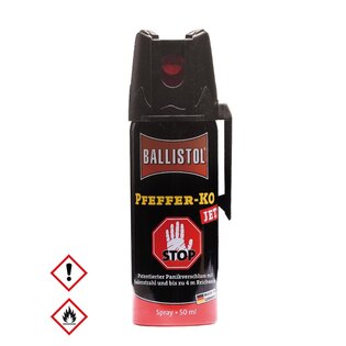 Spray cu piper de apărare Klever® KO JET 50 ml