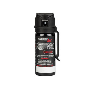 Spray de apărare Crossfire Flip-Top cu clemă Sabre Red®, gel