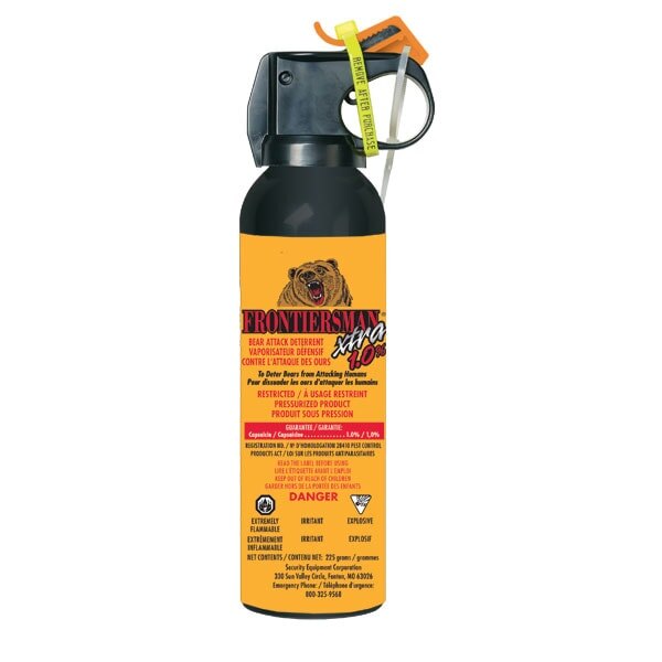 Spray de apărare împotriva urșilor Frontiersman Bear Sabre Red®, ceață