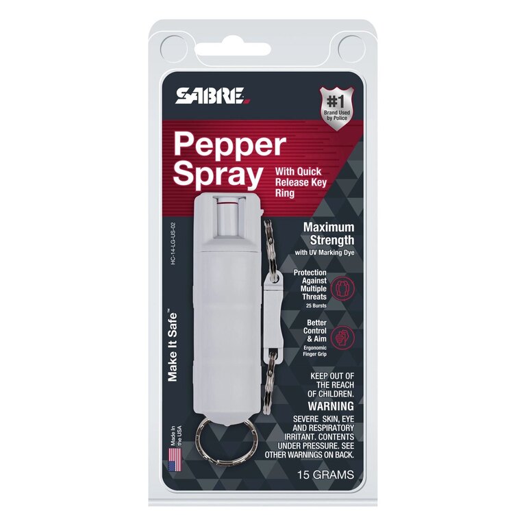 Spray de apărare / inel cu eliberare rapidă Sabre Red®