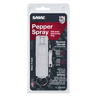 Spray de apărare / inel cu eliberare rapidă Sabre Red®