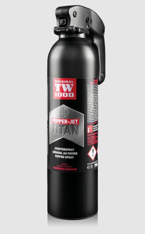 Spray de autoapărare Titan Pepper - Jet TW1000® 750 ml
