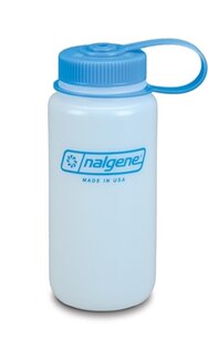 Sticlă de apă NALGENE® HDPE cu gât larg 0,5 l - albă