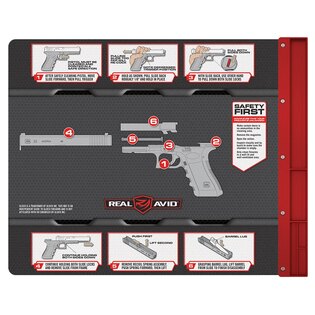 Suport cu instrucțiuni pentru curățarea Glock Real Avid®