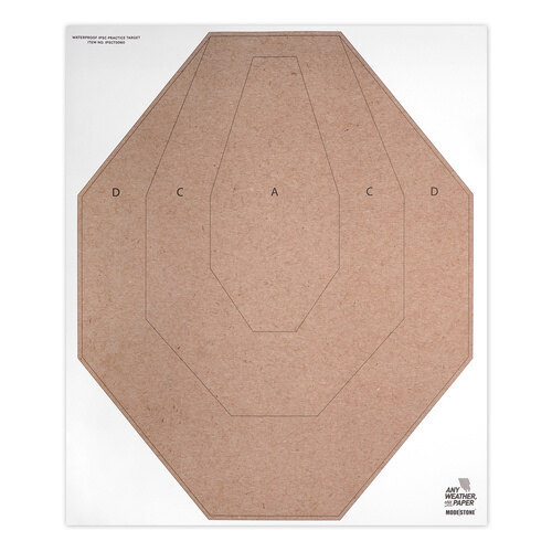 Țintă de tragere impermeabilă IPSC Modestone® / 10 bucăți