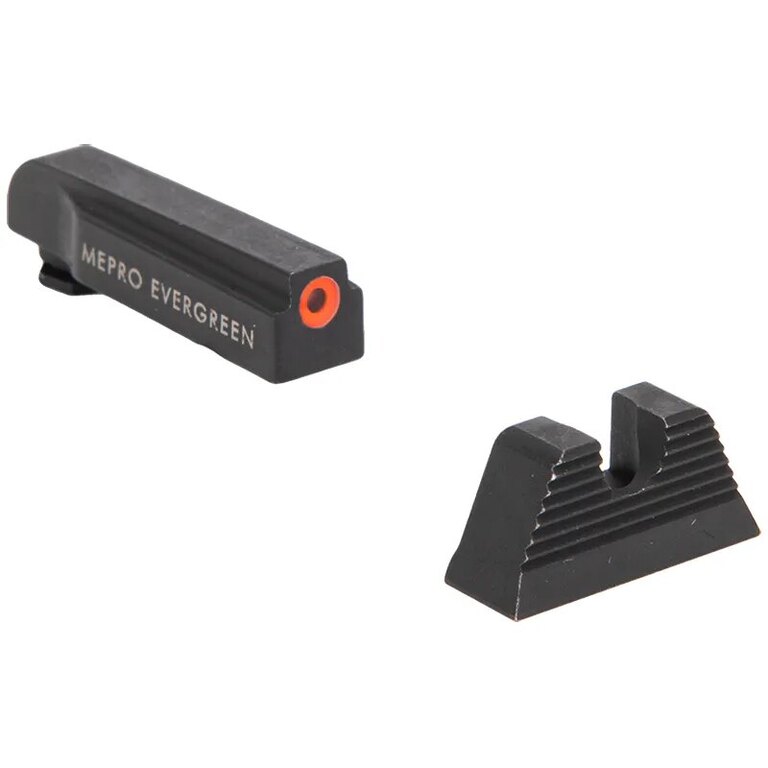 Țintă Evergreen™ Meprolight® pentru Glock / punct de ochire portocaliu, vizor clar
