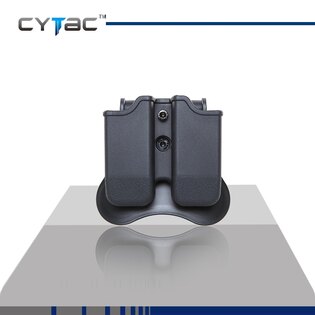Toc dublu pentru încărcător pistol Cytac® Glock - negru