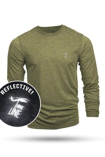 Tricou cu mânecă lungă Reflective Dropline Logo Nine Line®
