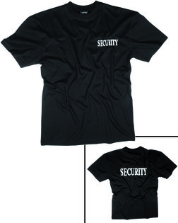 Tricou din bumbac SECURITY II Mil-Tec® - negru