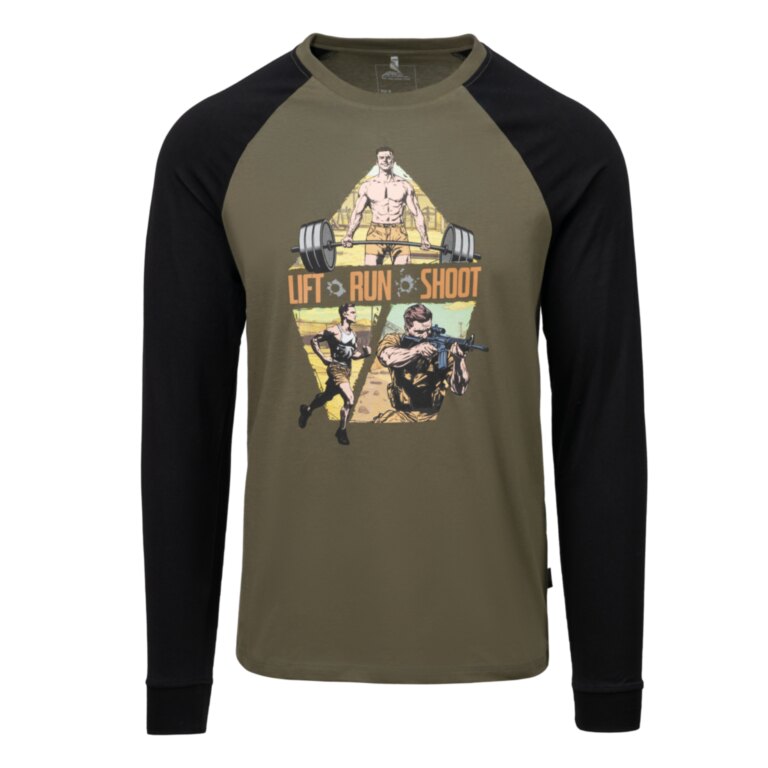 Tricou Long Lift, Run, Shoot Helikon-Tex®