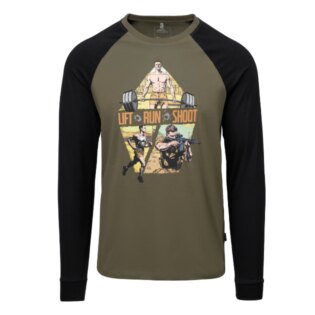 Tricou Long Lift, Run, Shoot Helikon-Tex®