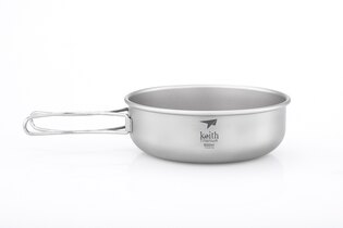 Veselă din titan cu mâner Keith® 500 ml