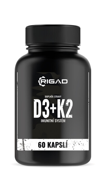 Vitamina D3 + K2 + ulei MTC Rigad®