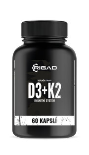 Vitamina D3 + K2 + ulei MTC Rigad®